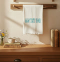 Amish Butterprint Pattern Pyrex-Inspired Embroidered Kitchen Towel
